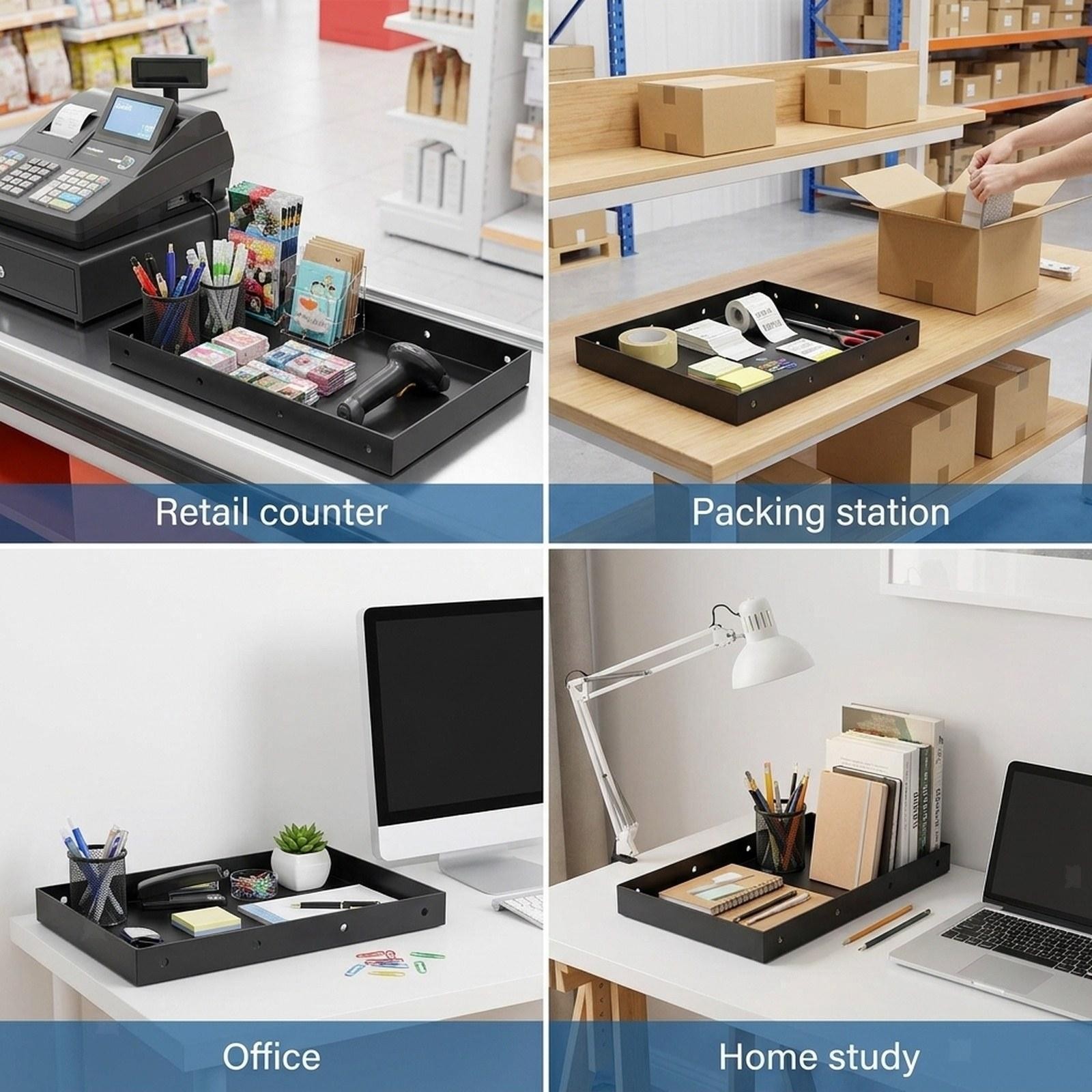 Thermal Printer Shelf Wall Mounted Printer Shelf for Kitchen Thermal Printer