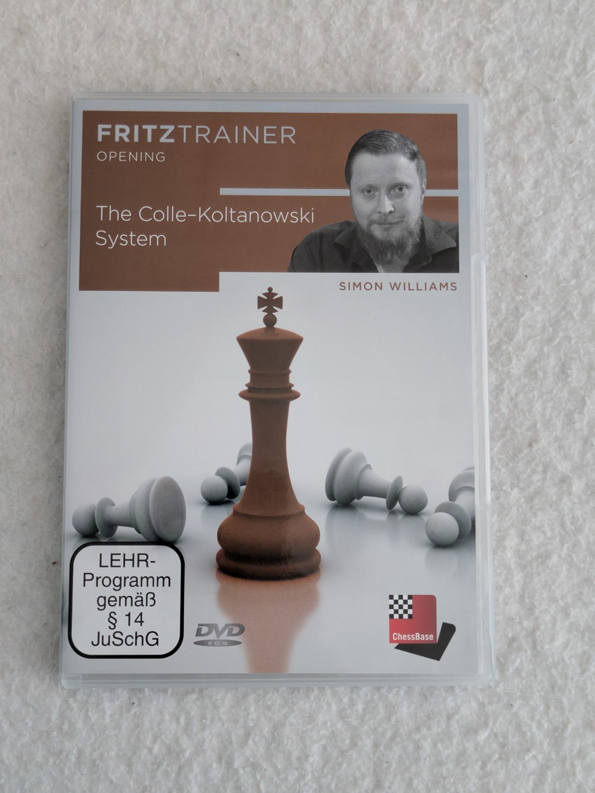 Fritztrainer SIMON WILLIAMS The Colle-Koltanowksi System PC DVD ROM Chessbase