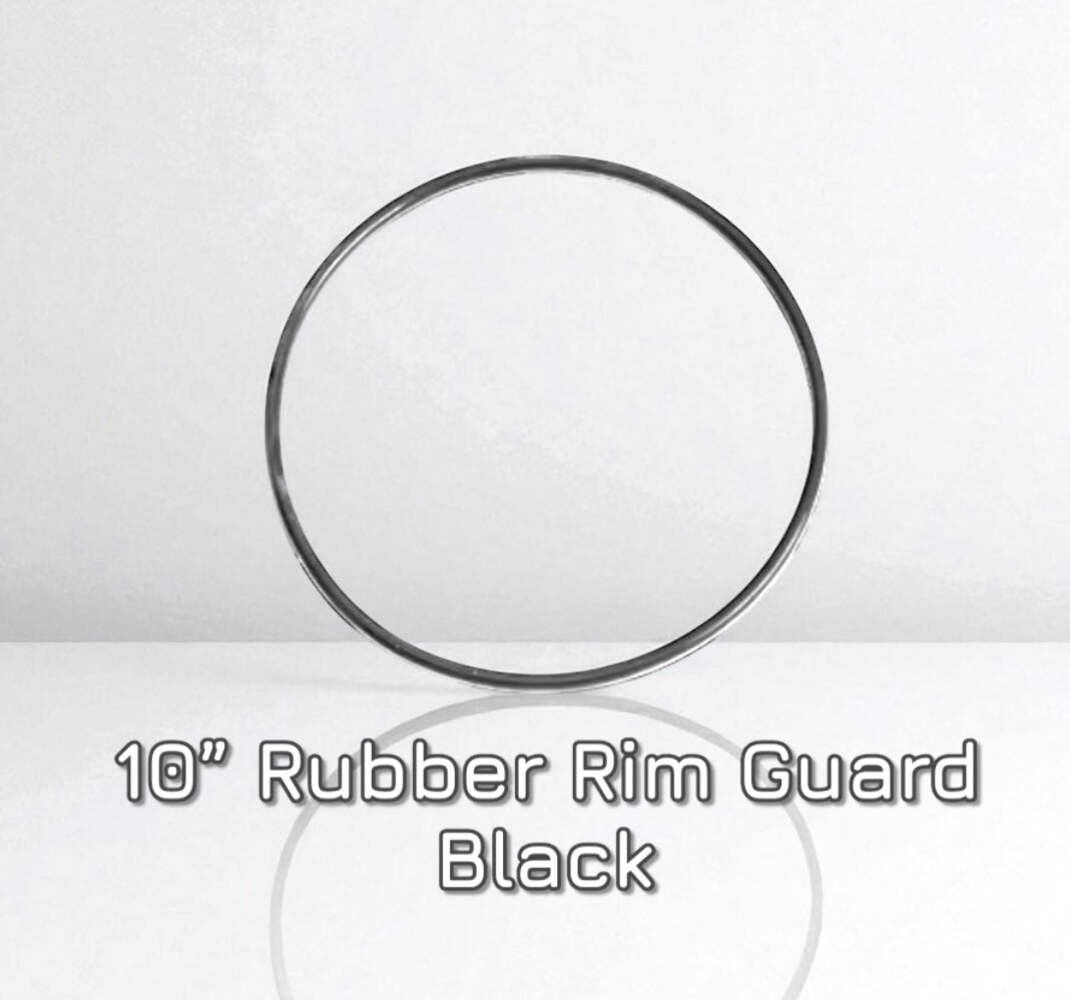 10” Rubber Rim Hoop Guard Protector for Roland Alesis or Acoustic Drum