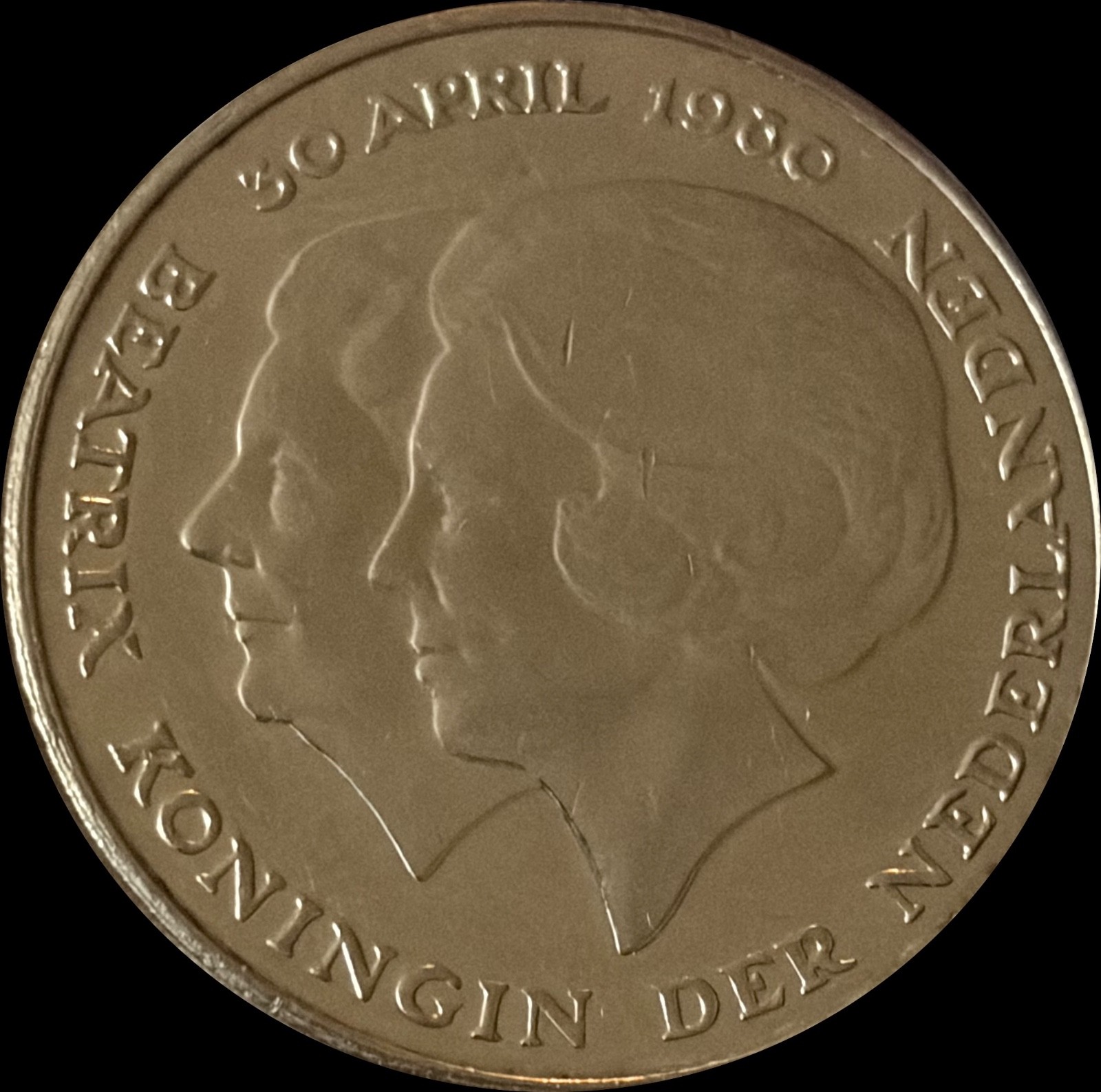 1980 Netherlands 2 1/2 Gulden - Coin #D-027