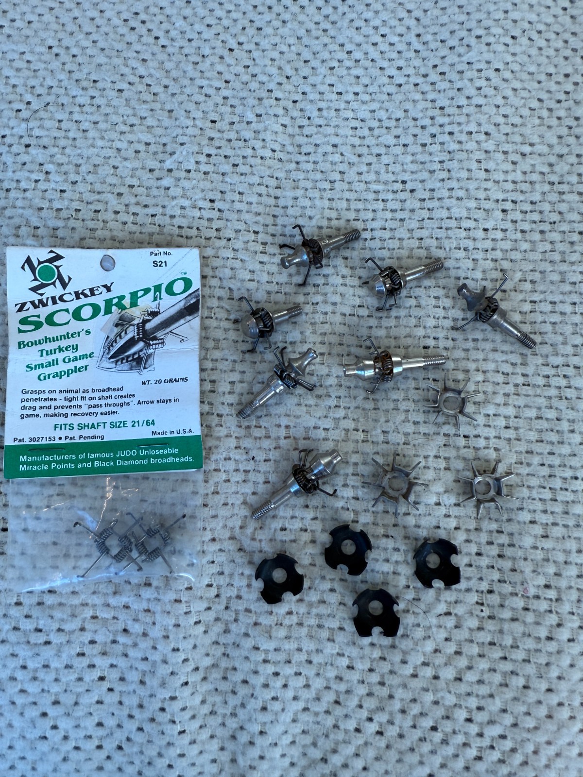 Zwickey Judo and other Small Game Archery Points
