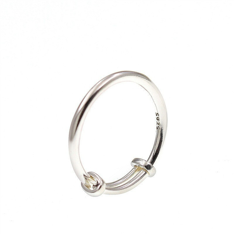 Solid 925 Sterling Silver Simple Stacking Midi Ring Band Classic