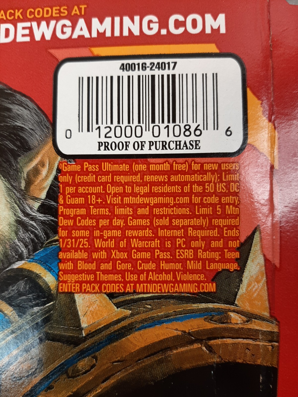 EMPTY 2024 Mountain Dew Mtn Dew Citrus Cherry 12 Pack Box ONLY Opened Flat