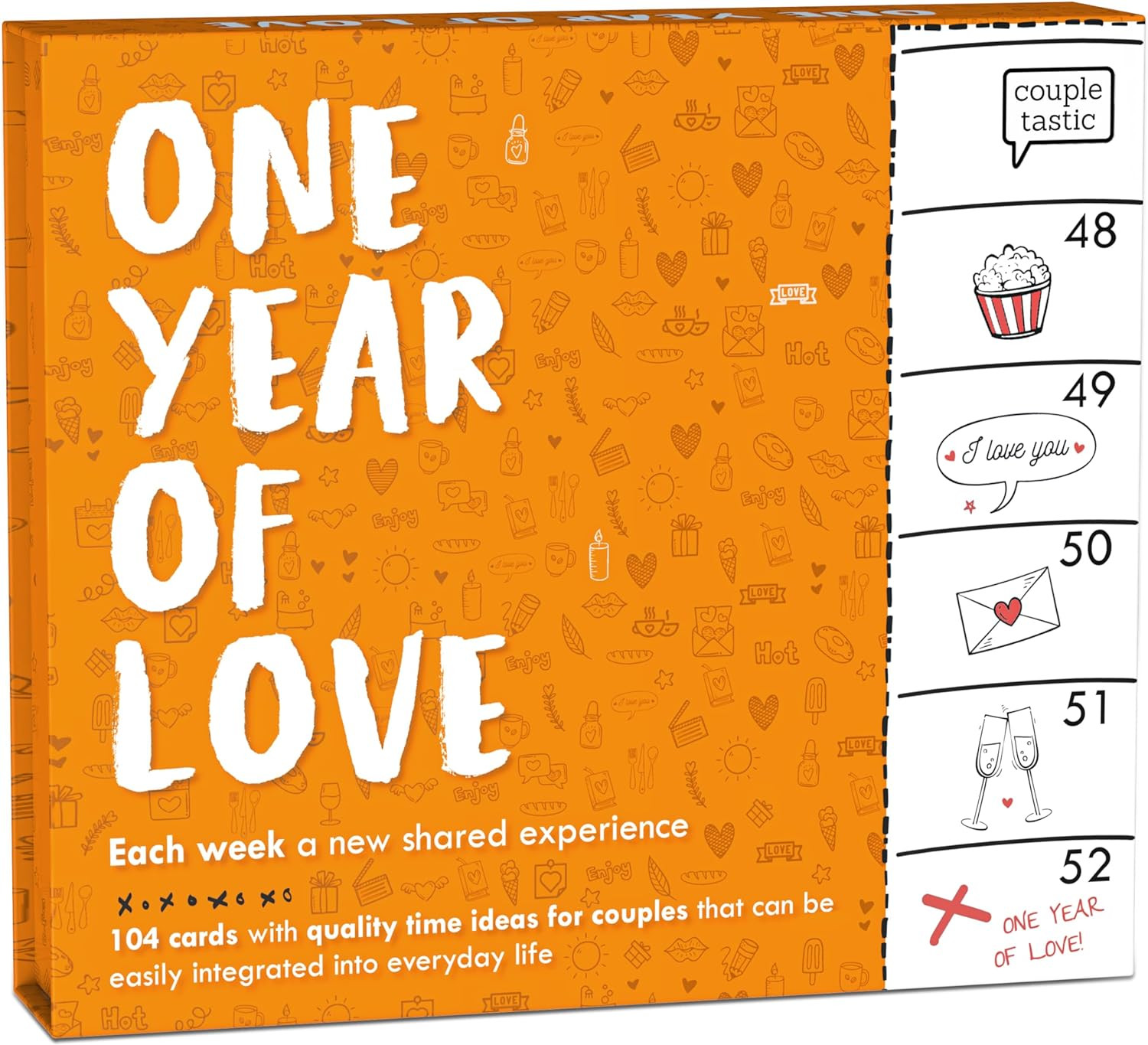 Couple Game for Weekly Quality Time - Perfect Couple Gift - Wife Birthday Gift I