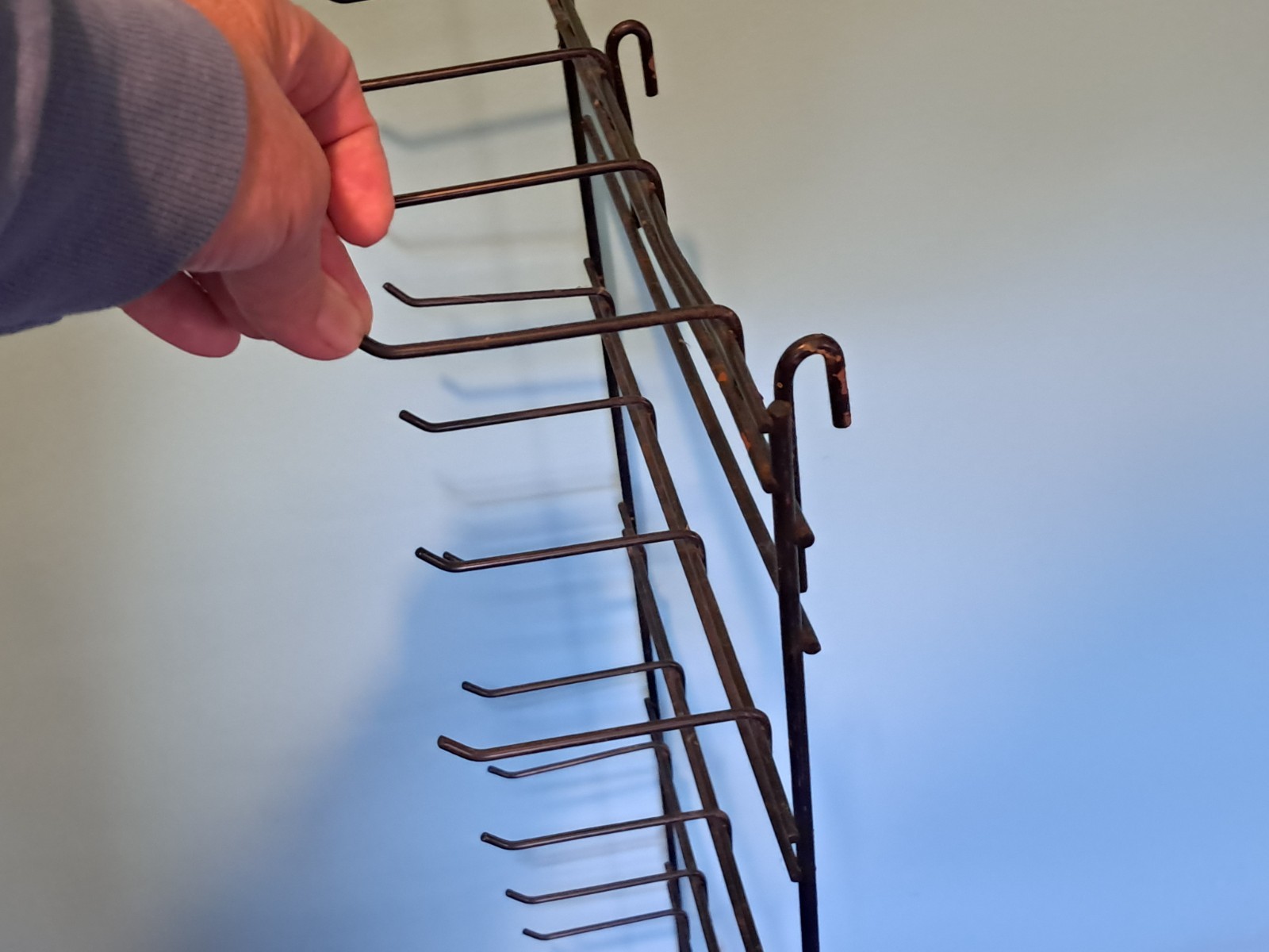 Black Display Hook 28 Peg Rack 4 Horizontal 7 Vertical Rows