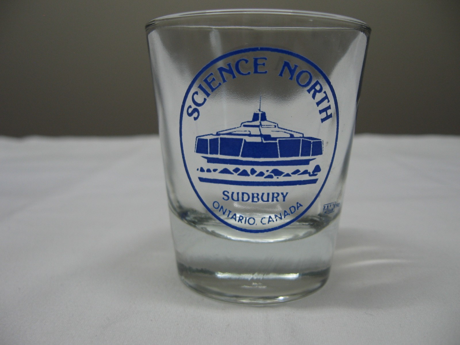 Science North Sudbury Souvenir Shot Glass Ontario Canada