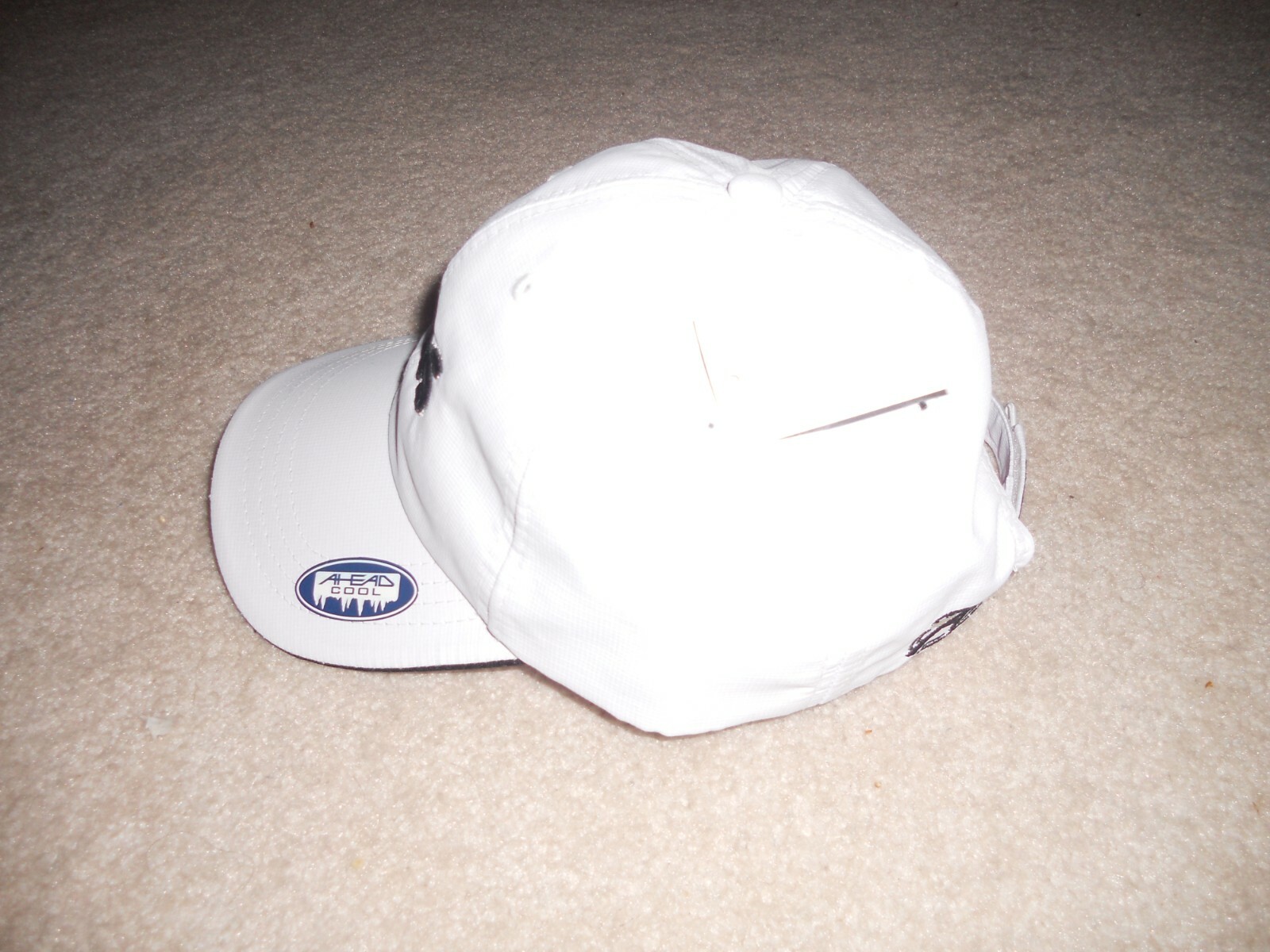 NWT RBS White Golf Hat Cap Ahead Classic Cut Cool UPF 50 Hit the Links in Style