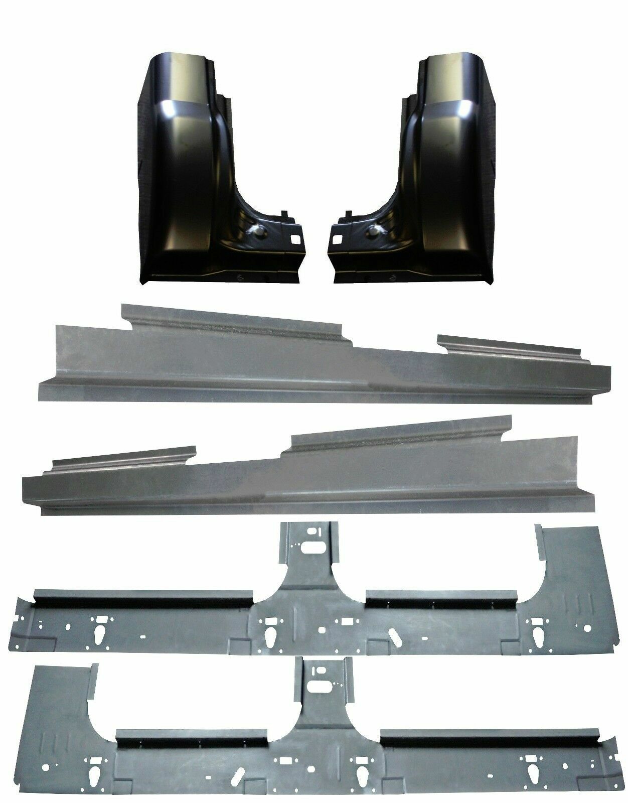 99-17 Ford Super Duty Crew Cab Inner Full length outer Rocker Panel Cab Corners