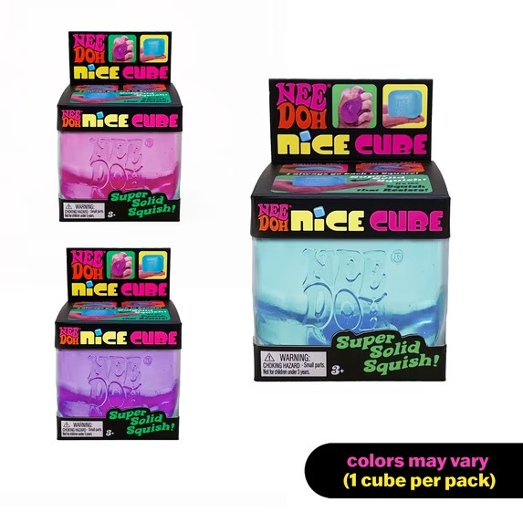 Nee Doh Nice Cube - Super Solid - Brand New/Factory Sealed 1 random color