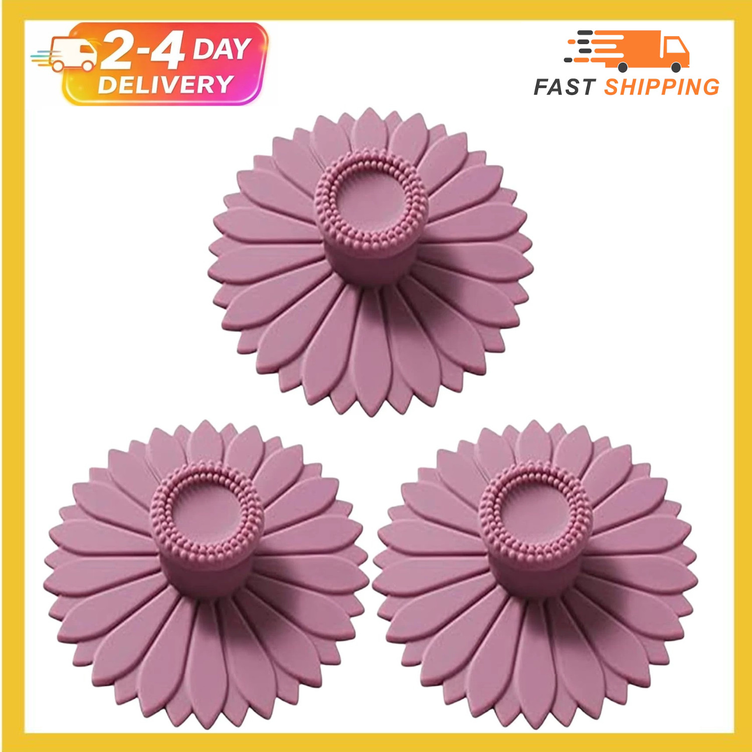 3 Pcs Silicone Cup Lid, Camping Mug Lid for Tea/Coffee Mug Covers Universal Outd