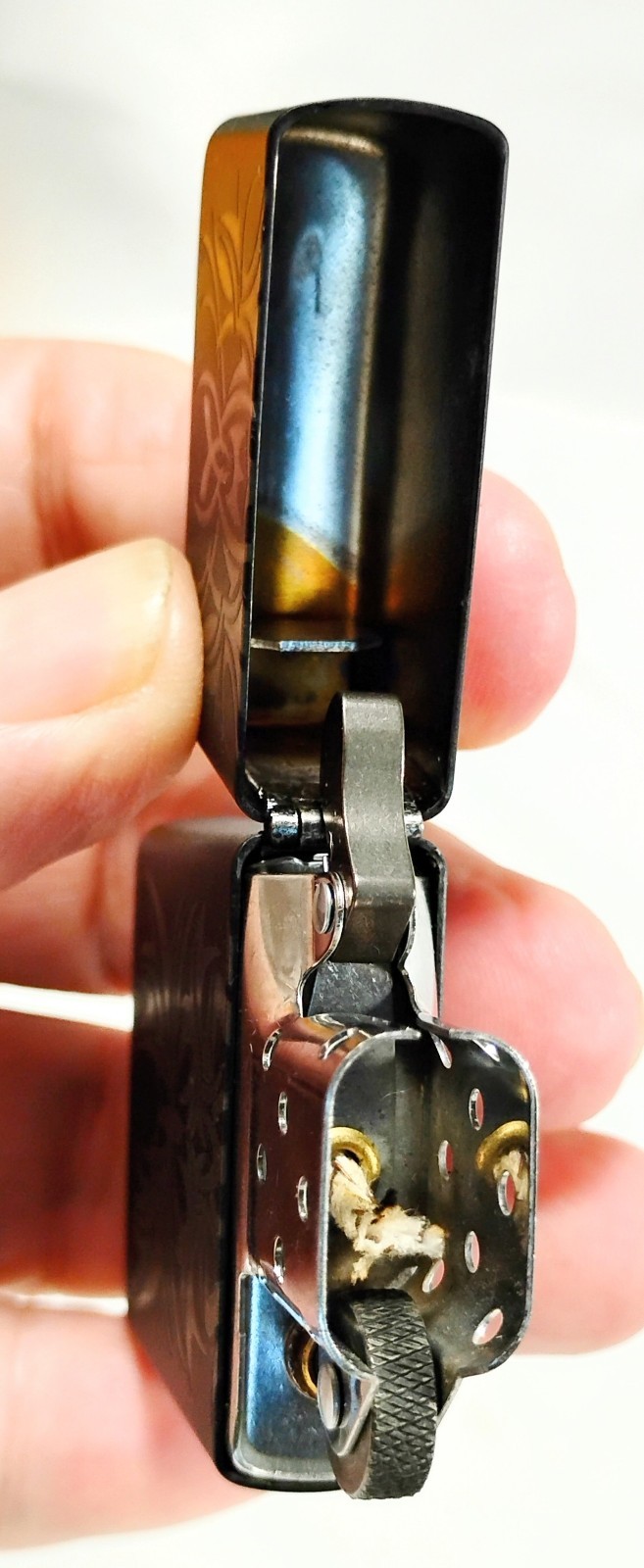 Zippo Tattoo Mark Black Matte 28686