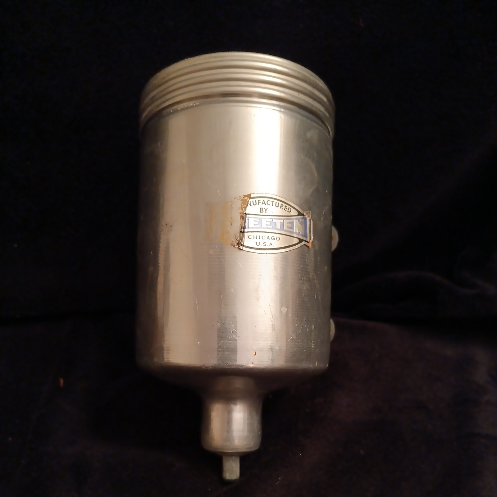 Vintage Tweeten billiard pool talc powder cue glide dispenser