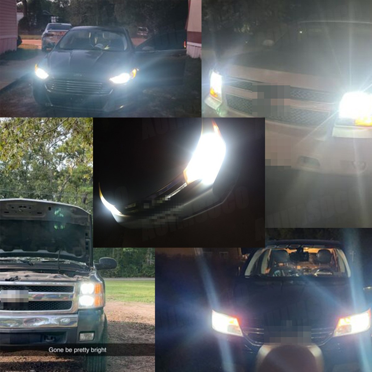 H7 LED Headlight High Low Beam Bulbs Conversion Kit Canbus Error Free 2x