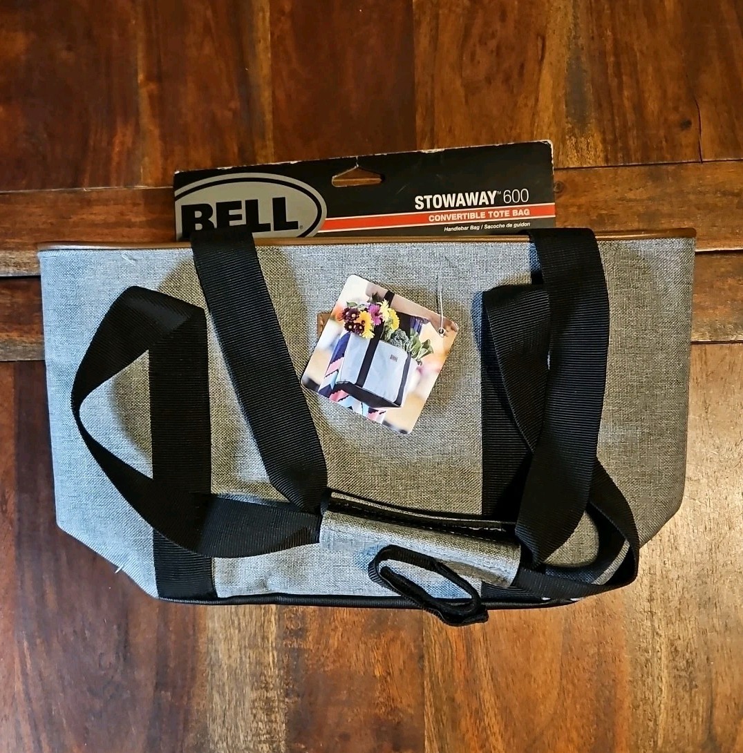 Bell Stowaway 600 Convertible Tote Bag For Bike Handlebars New