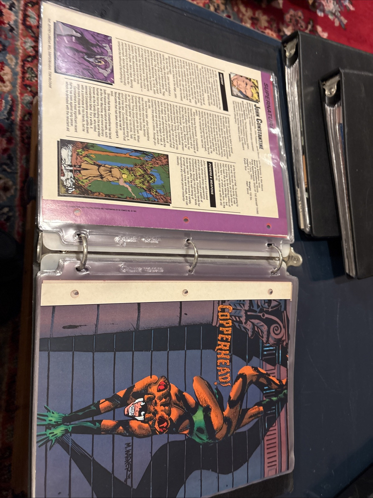 Comic Book Bio Binder