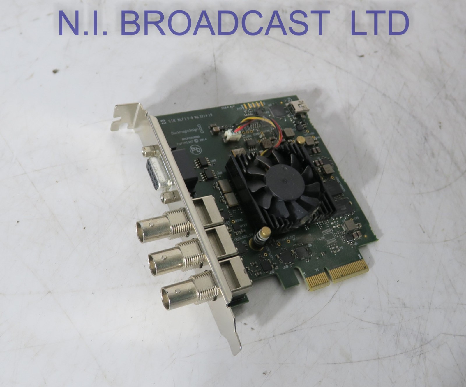 Blackmagic decklink 4k capture card with BNC ports  fully working