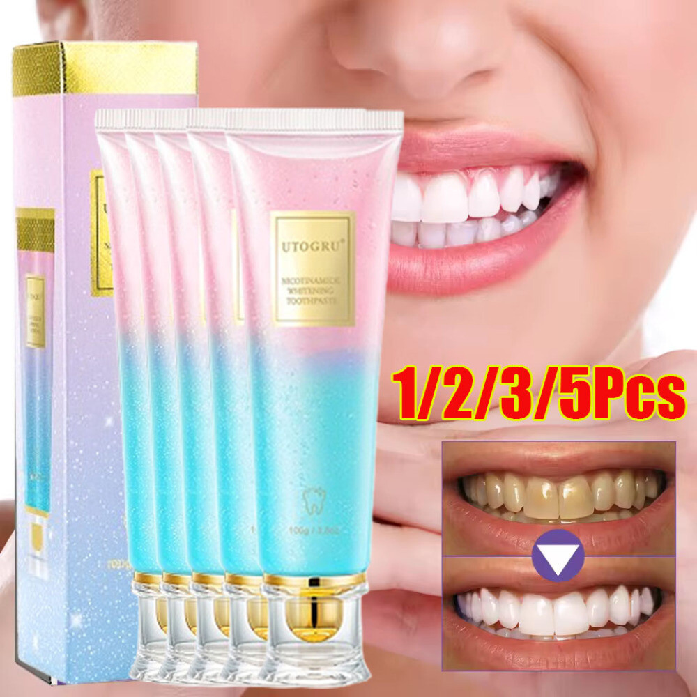 1~5Pcs Niacinamide Whitening Toothpaste Toothpaste Niacinamide Fresh Breath 100g