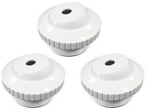 Pooline Eyeball Jet 1.5" Threaded to 3/8"  White Adjustable 3 Pack