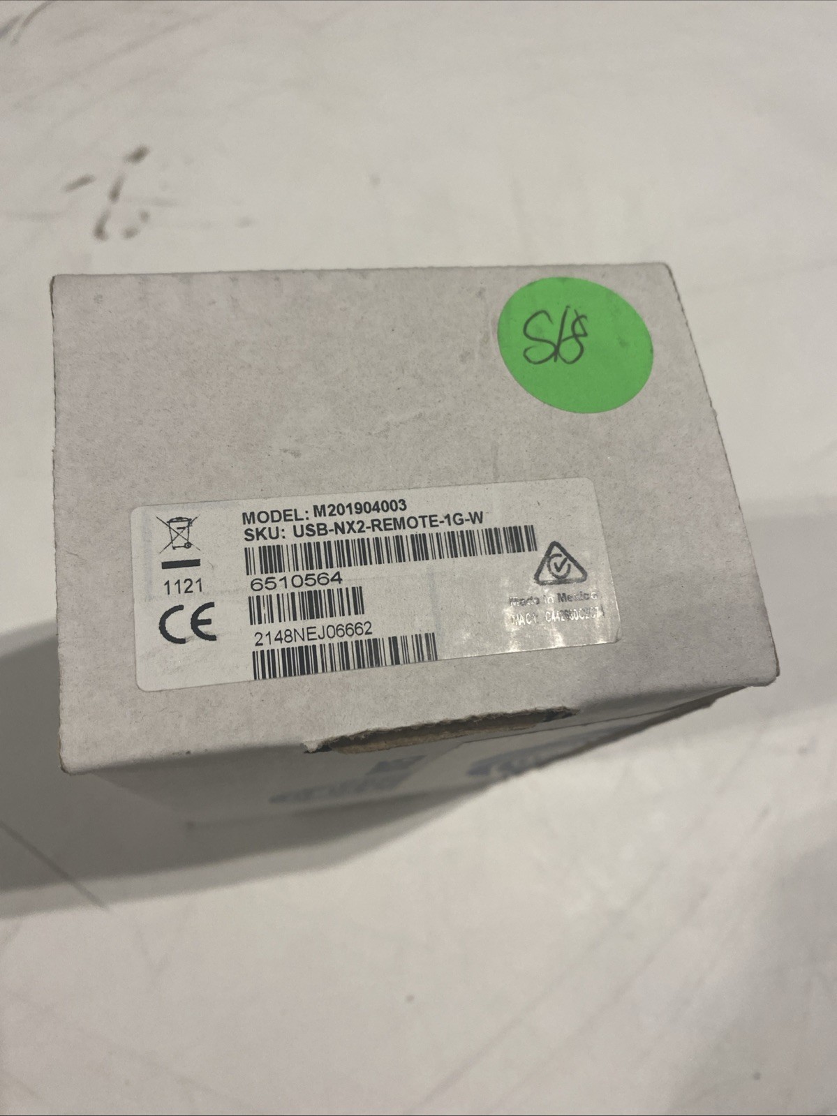 Crestron USB-NX2-REMOTE-1G-W USB over Ethernet Wall Plate Extender NIB