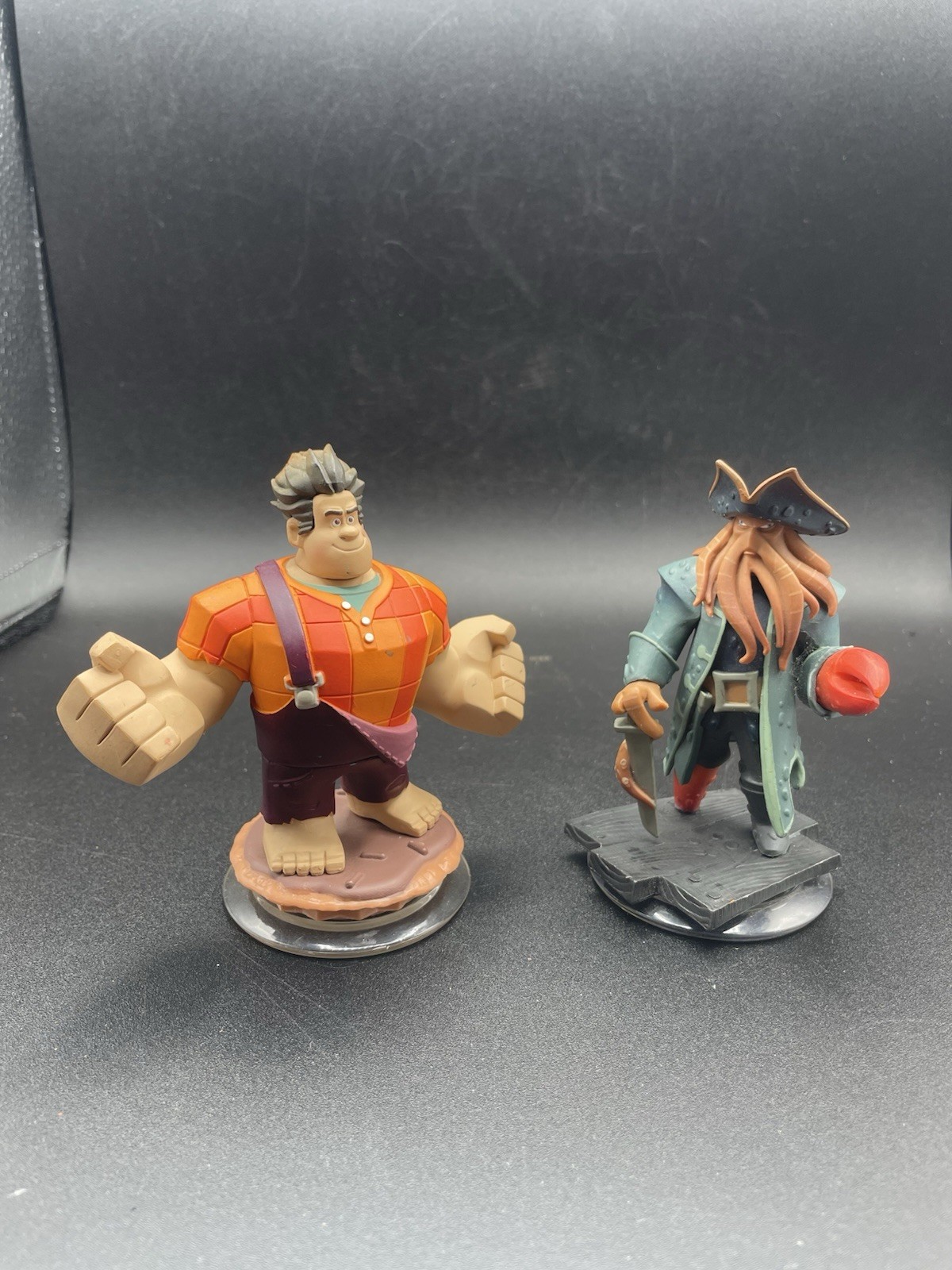 Disney Infinity Figures Lot Wreck-It Ralph Davy Jones Tested