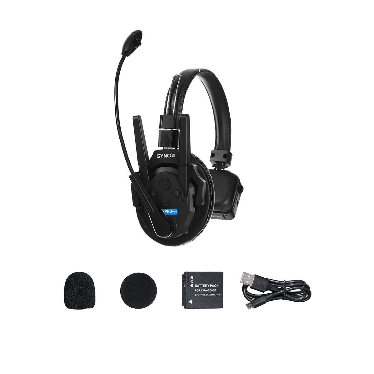 Synco Audio Xtalk XPro Full-Duplex Wireless Intercom Single-Ear Master Headset