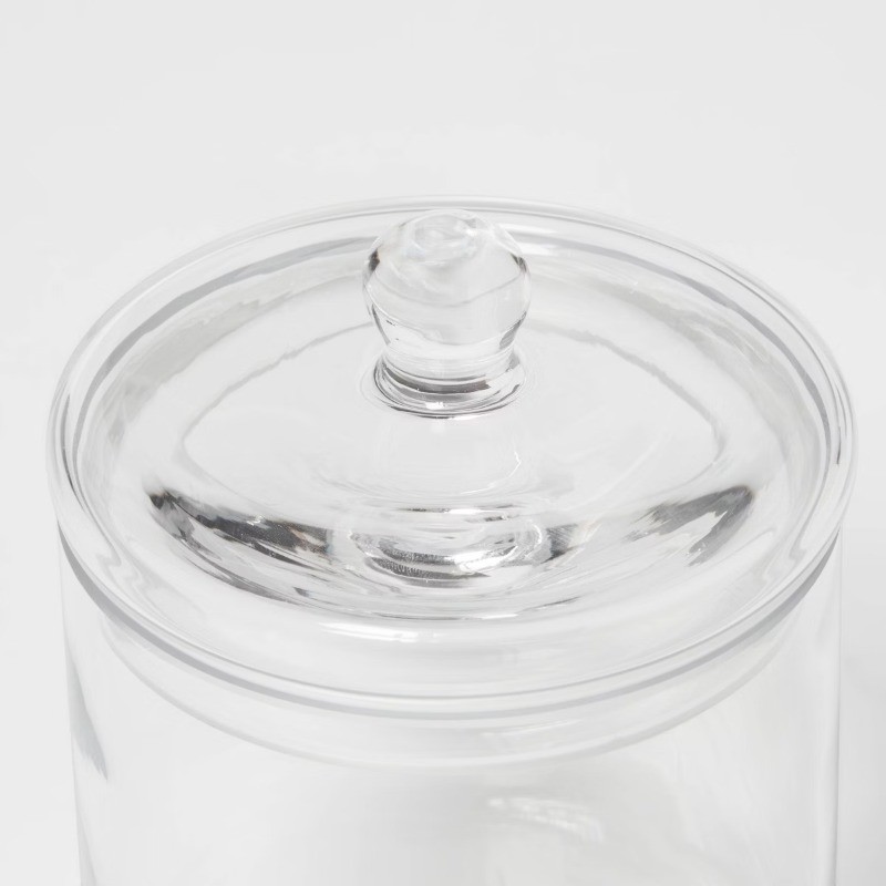 Medium Canister Apothecary Glass Clear