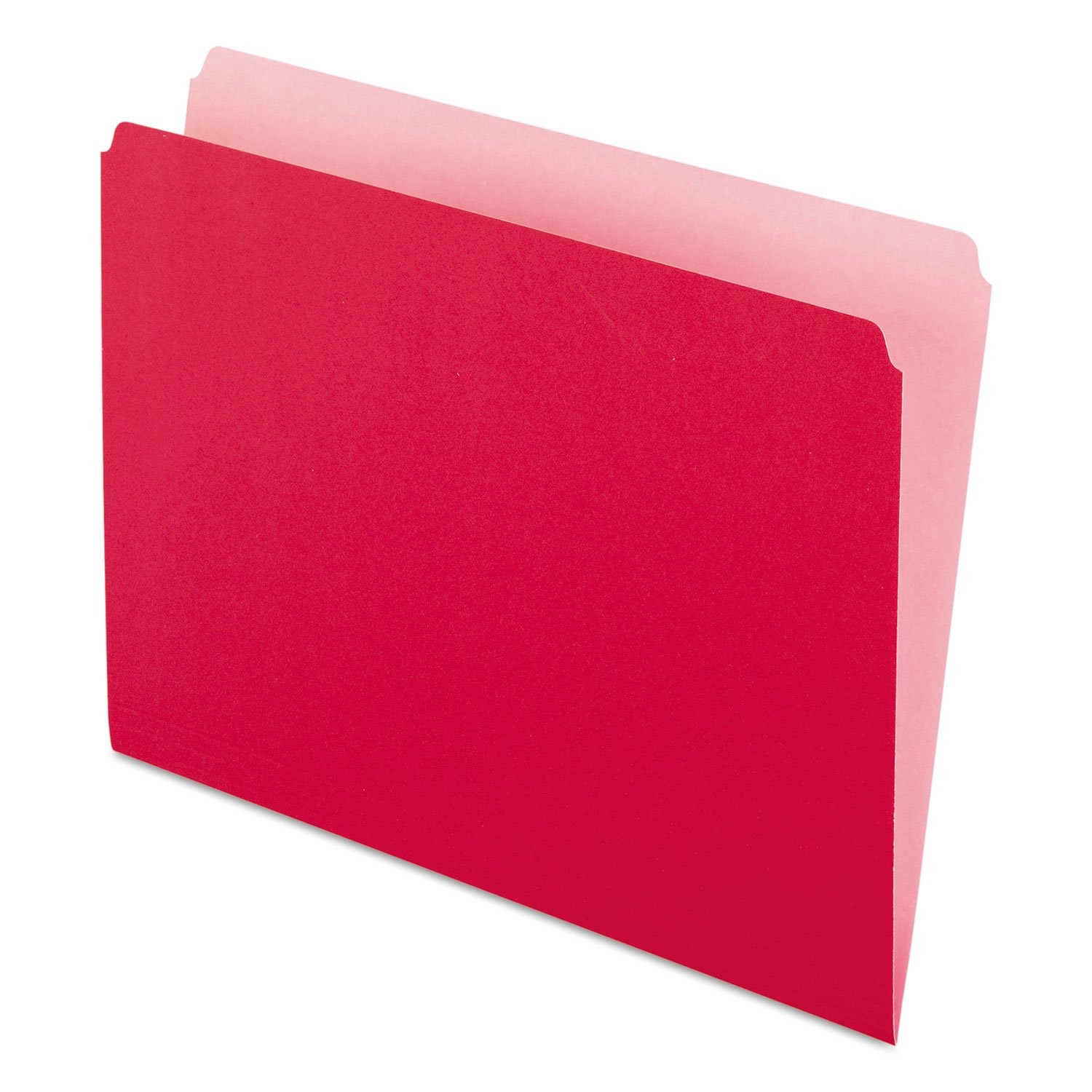 Colored File Folders Red Letter Size 100 Box PFX152RED Organizer