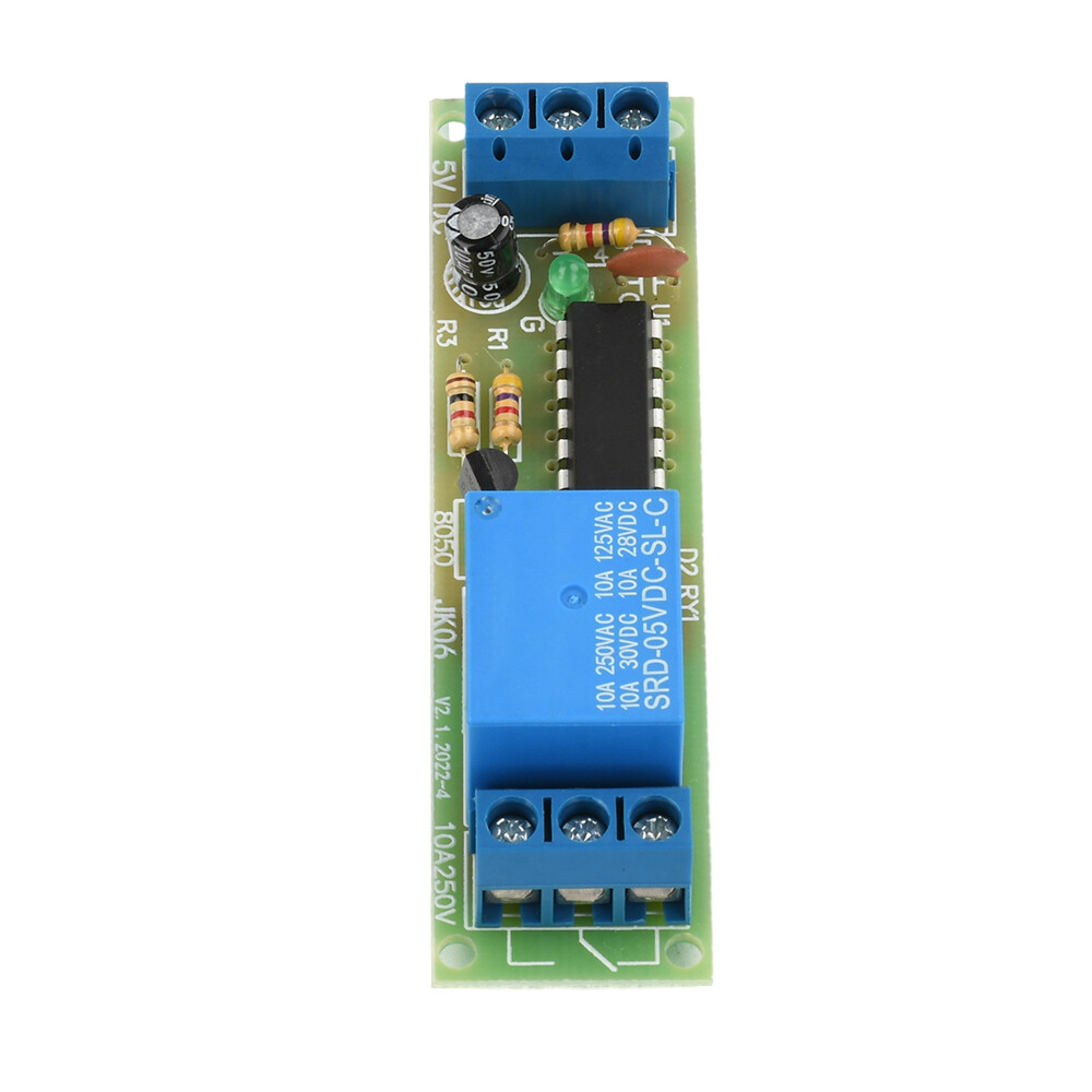 DC5V 1 Way Bistable Single Key Switch Relay Module High Level Self-Locking Relay