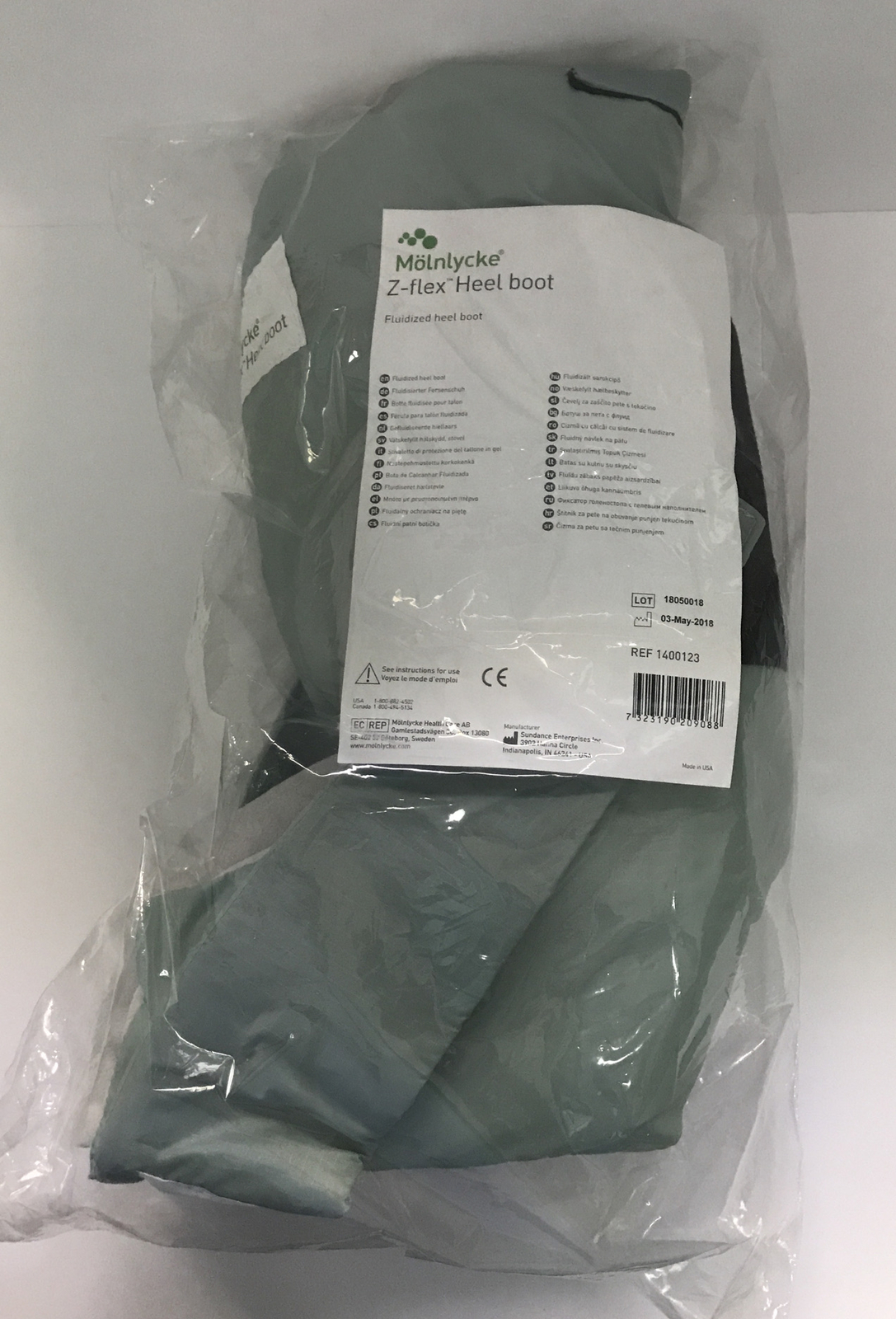 Molnlycke 1400123 Z-Flex Fluidized Heel Boot - Pair