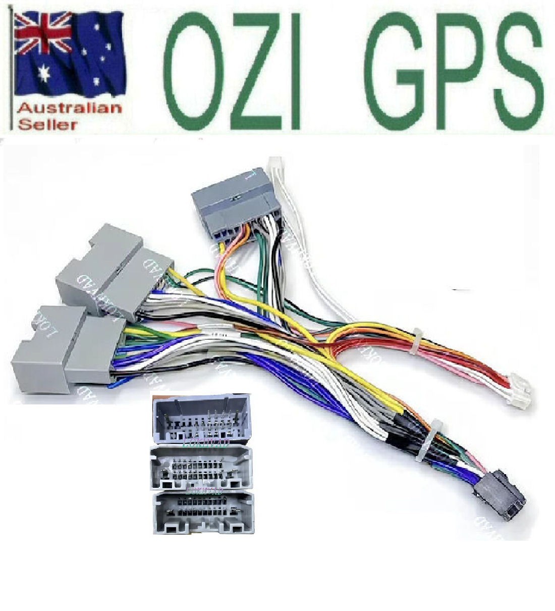 DODGE AVENGER 2007-2009          ANDROID HEAD UNIT INSTALL WIRING - ALL CABLES