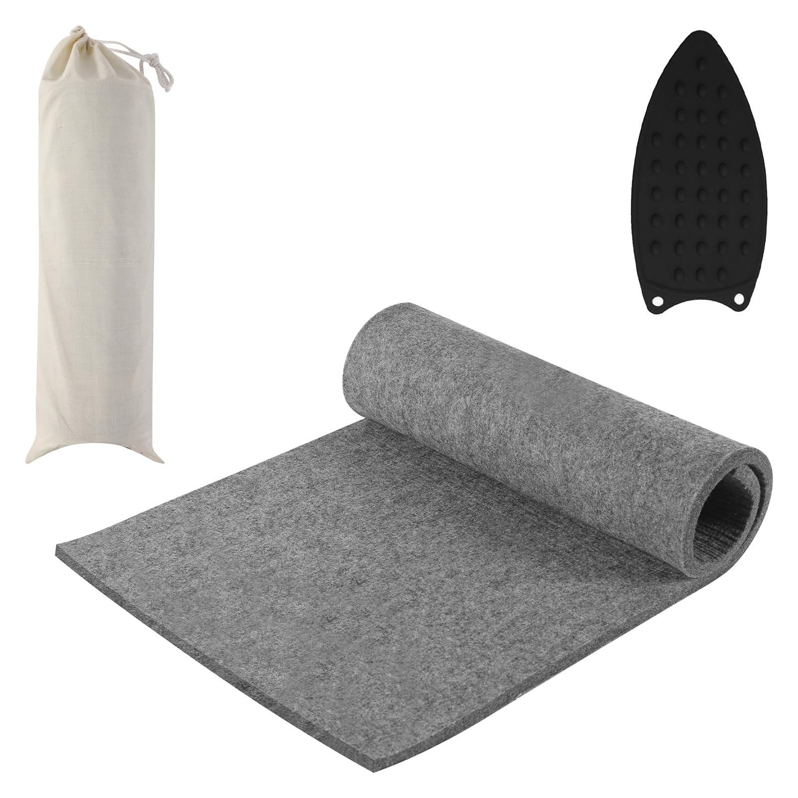 AiVeUao Wool Pressing Mat for Quilting, 24" X 17" Portable 24"*17"