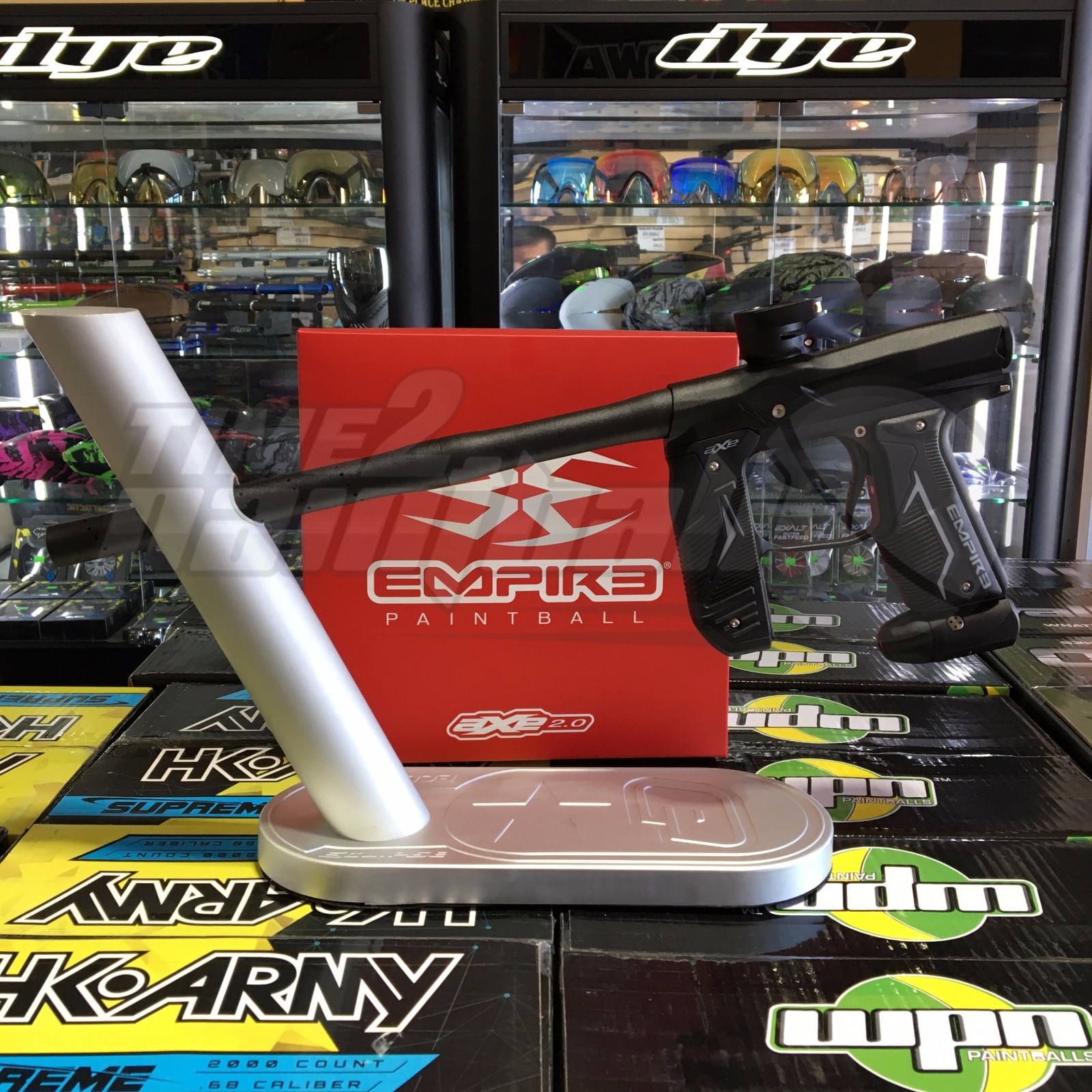 Empire Axe 2.0 Paintball Marker - Dust BLACK Free Shipping