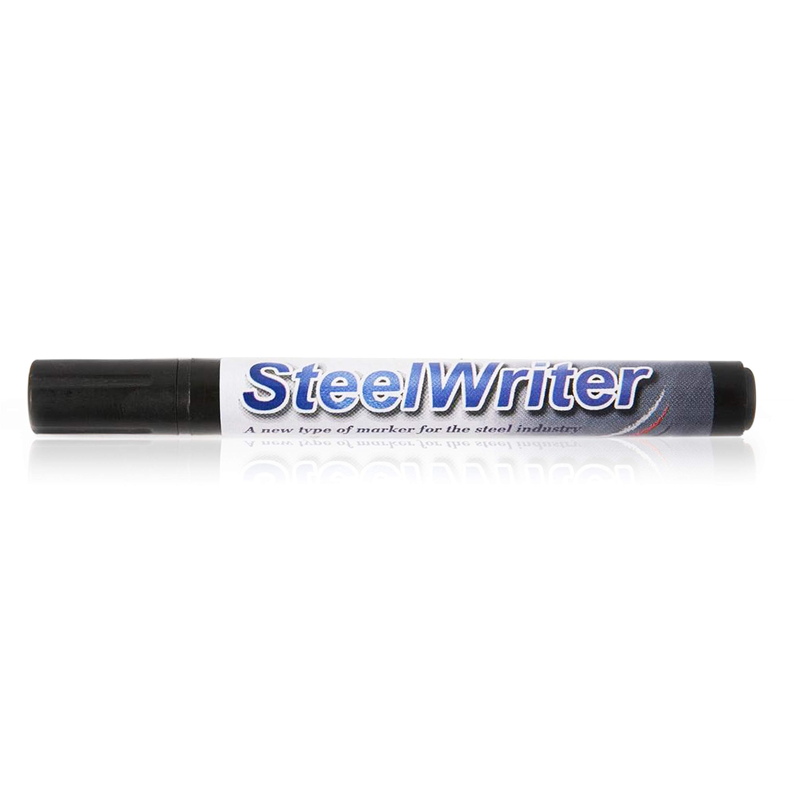 Steelwriter Metal Marking Paint Pen - Black - Washable Marker For Steel