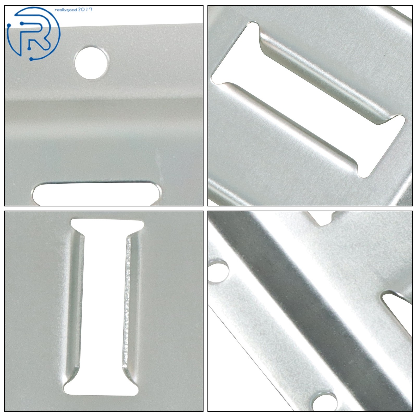 For Vans Trucks 8' E Track Starter Rail System 37 Pcs Horizontal Durable Silver
