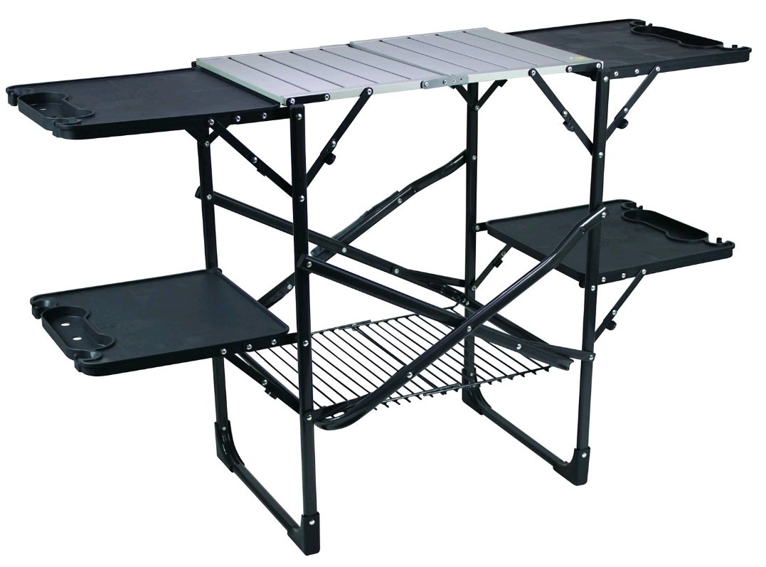 Gci Outdoor Slim-fold Cook Station | Portable Folding Kitchen Table Wi