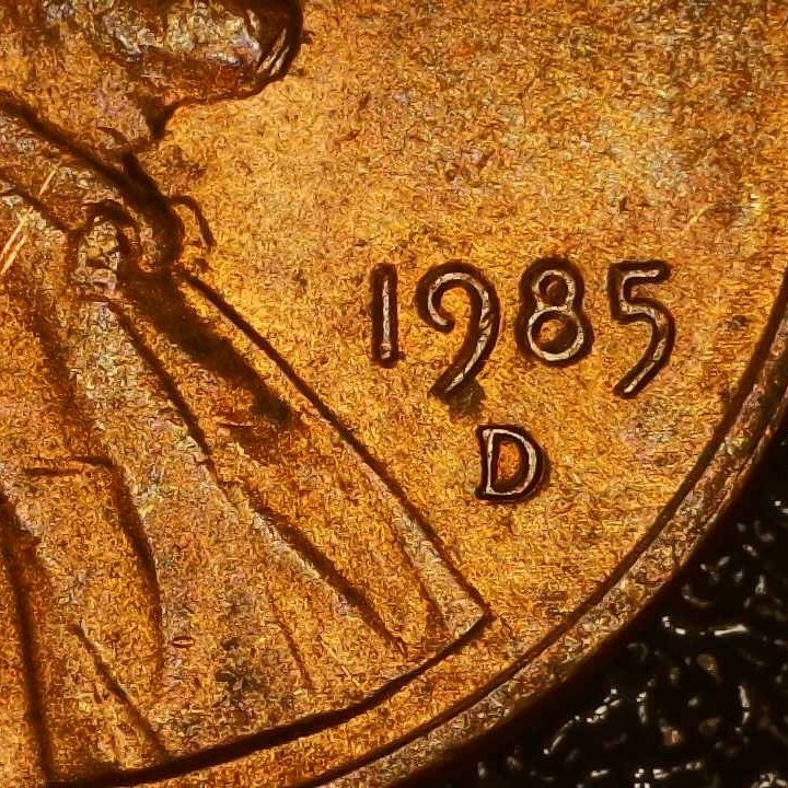1985 D Lincoln Memorial RPM and Rotated Die