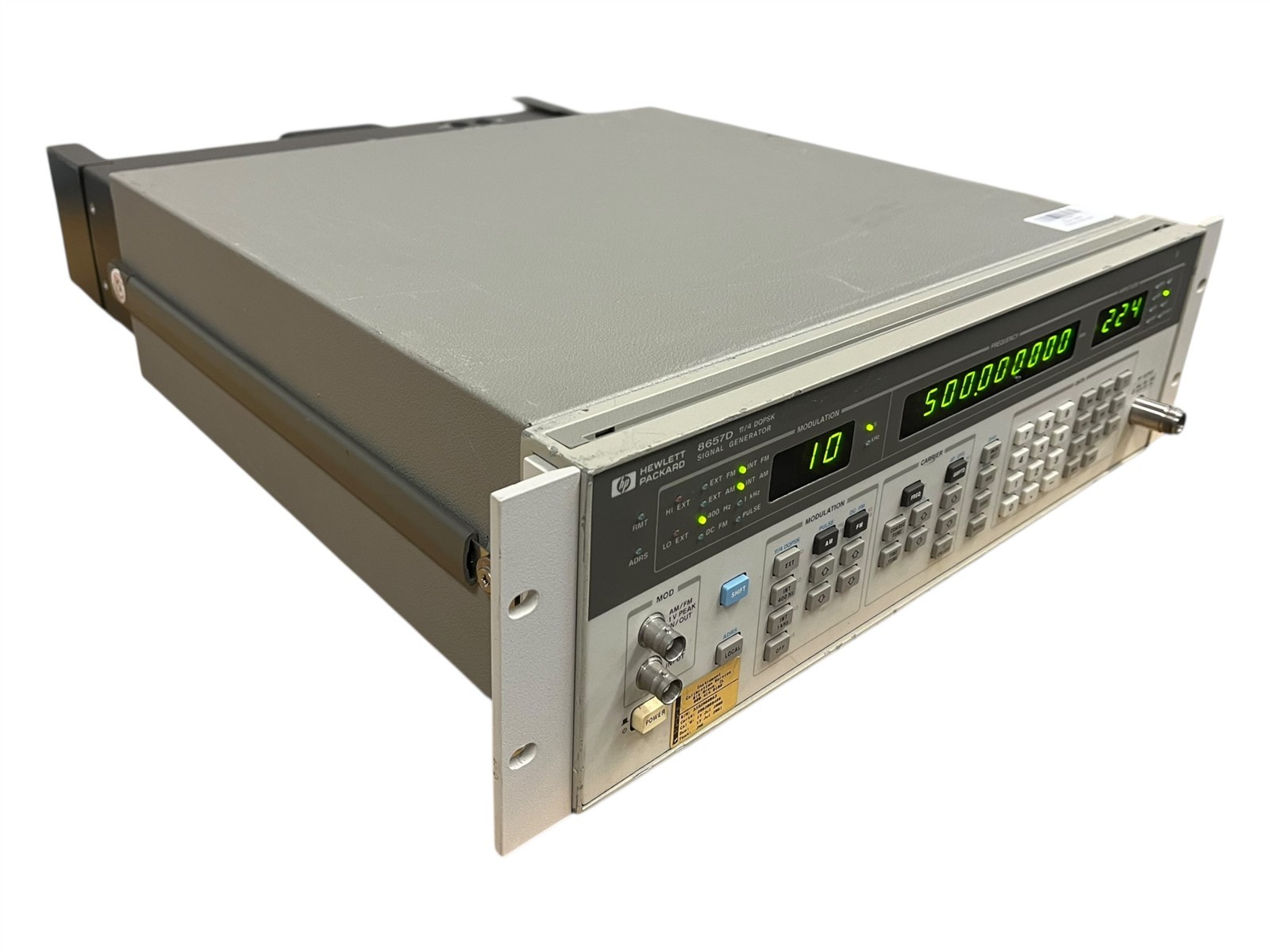 Hewlett Packard HP Agilent 8657D Signal Generator Pi/4 DQPSK + Option H02 & H05