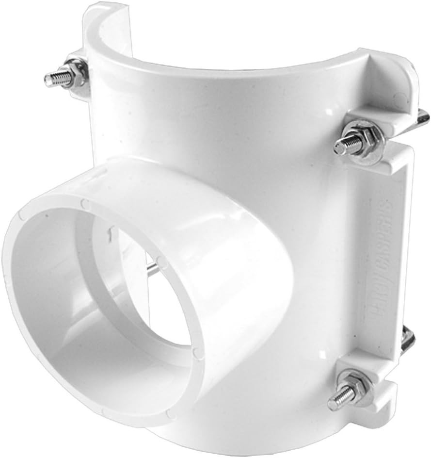 Oatey 4 in. x 3 in. PVC Saddle Tee Kit
