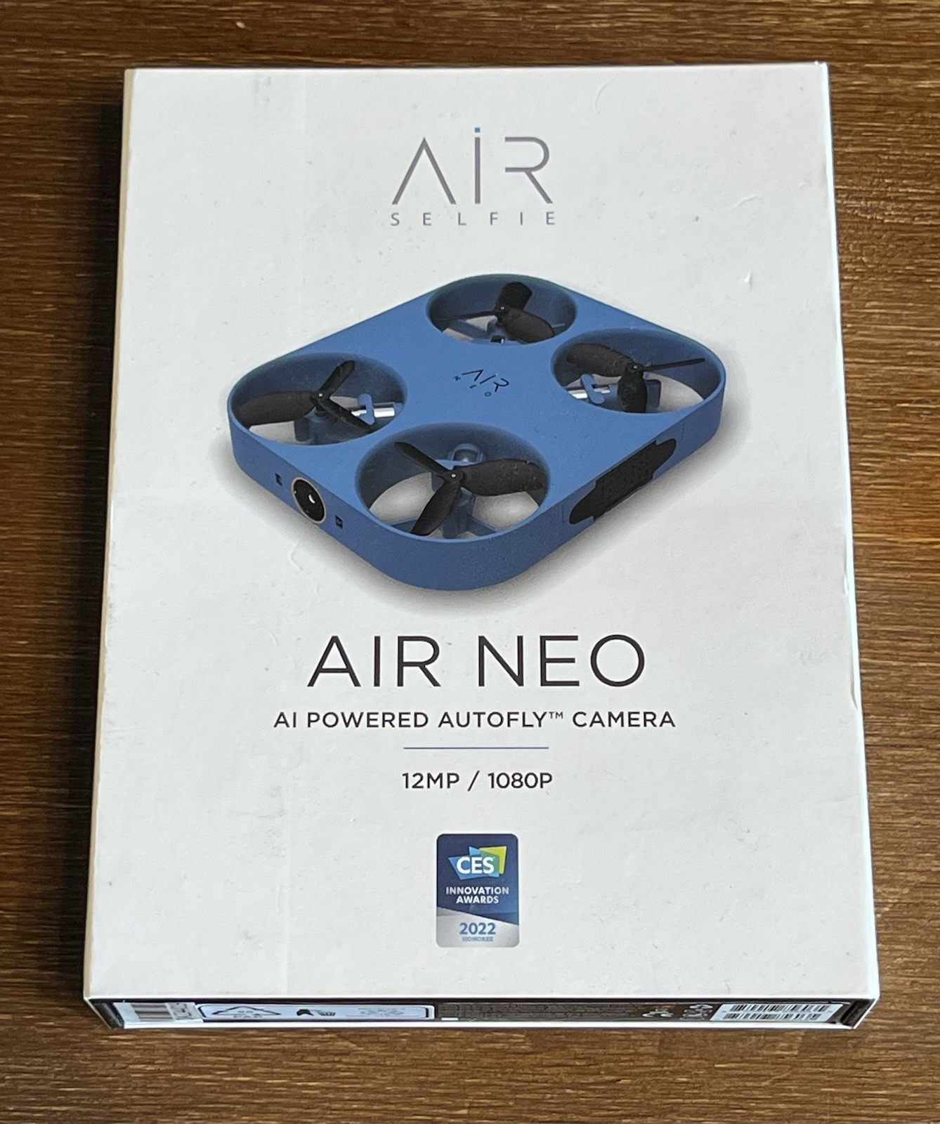 AirSelfie AIR NEO 12MP Pocket Photography Drone - Blue