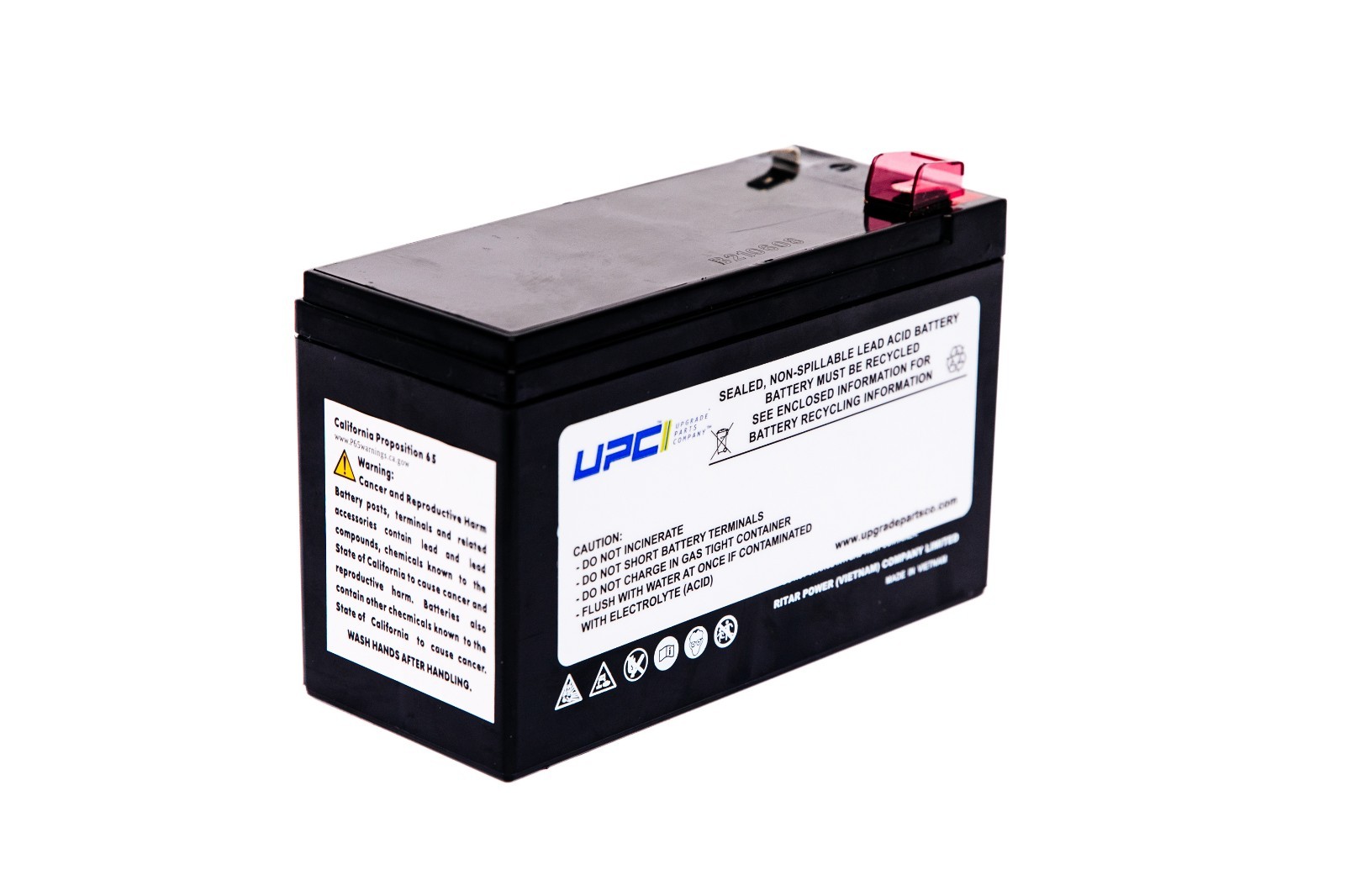RBC2-UPC Replacement Battery 12V7.2Ah for APC UPS Models BK300, BE500R, BK500