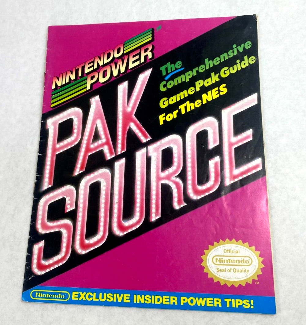 Nintendo Power Pak Source Guide Book 1990