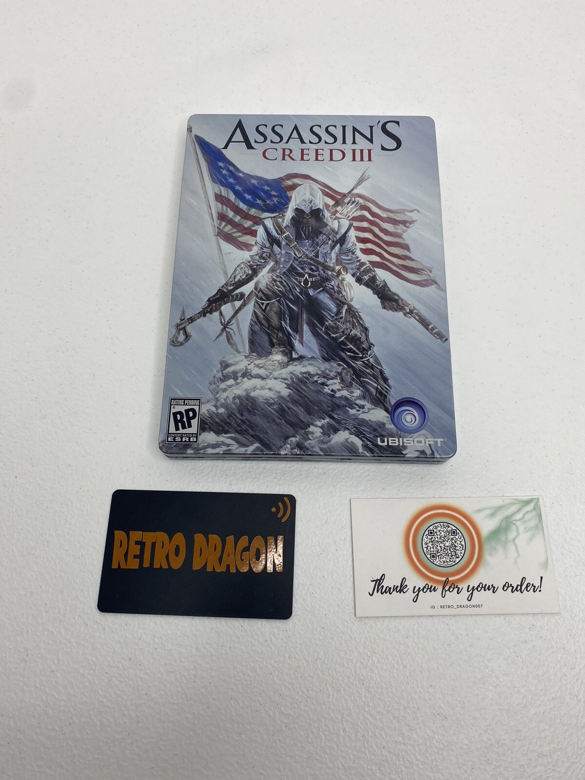 Assassin's Creed III Steelbook Case Only - NO GAME