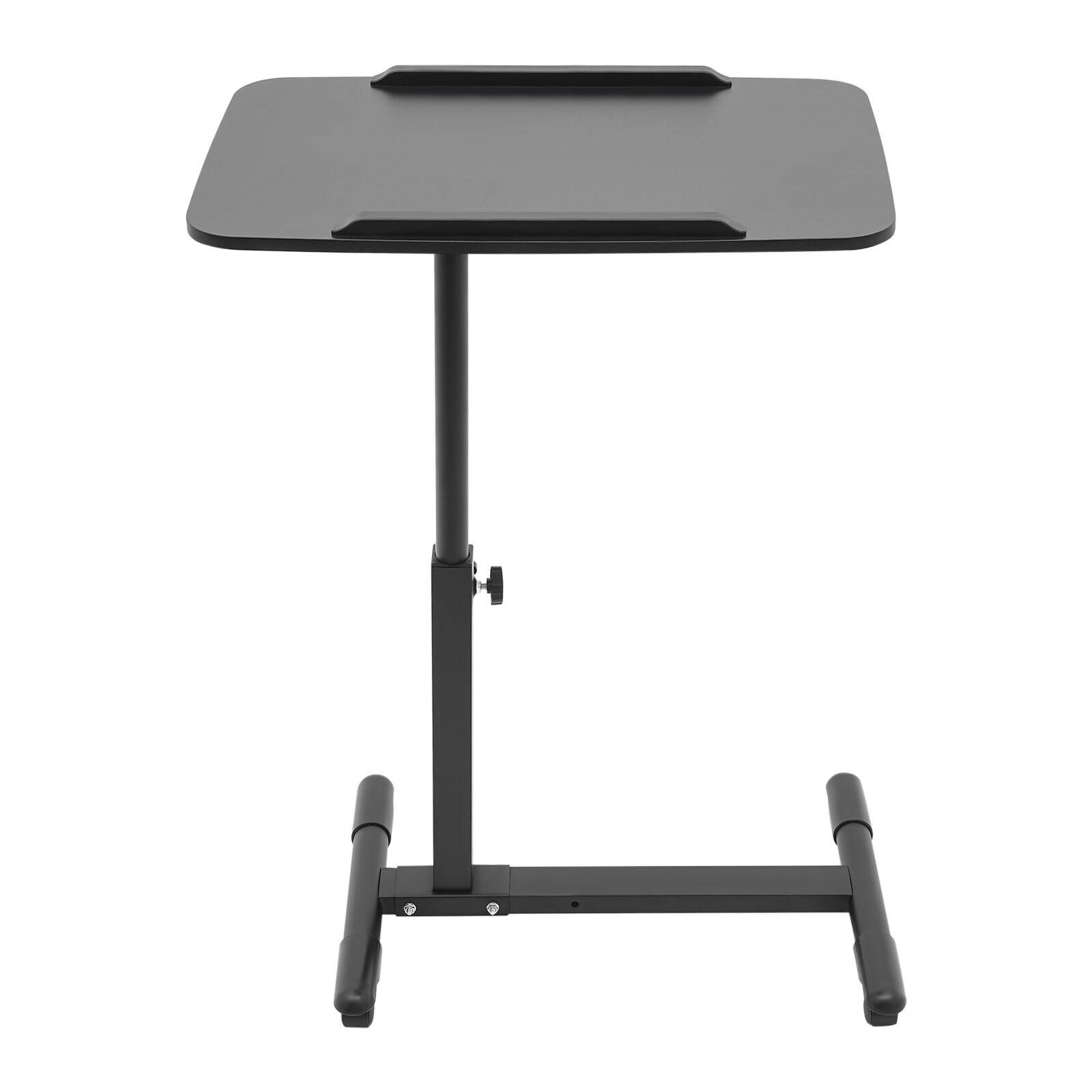 Adjustable Sofa Table Rolling Bedside Table with Wheels for Home and Office Use