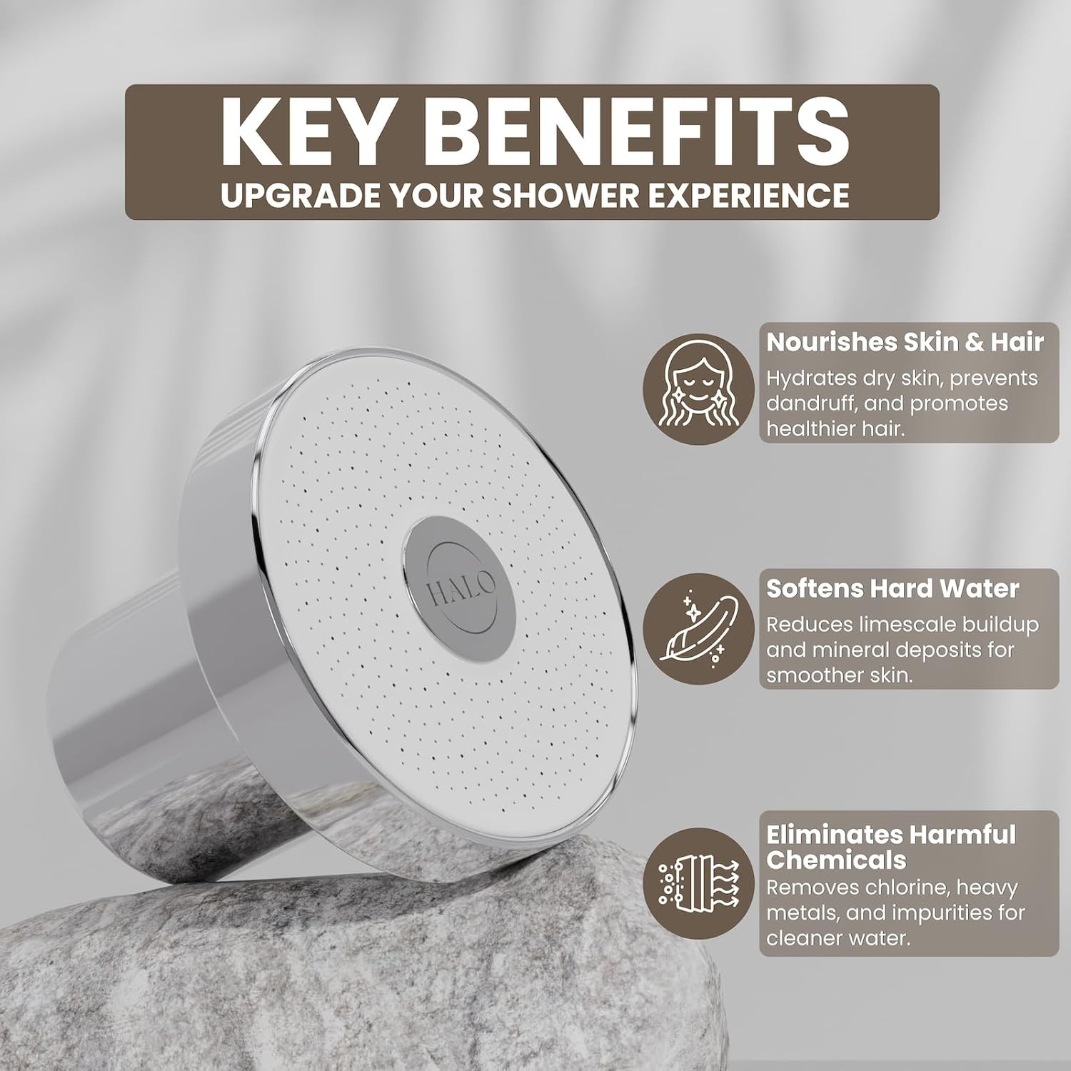 Filtered Shower Head - High Pressure Showerhead Filter