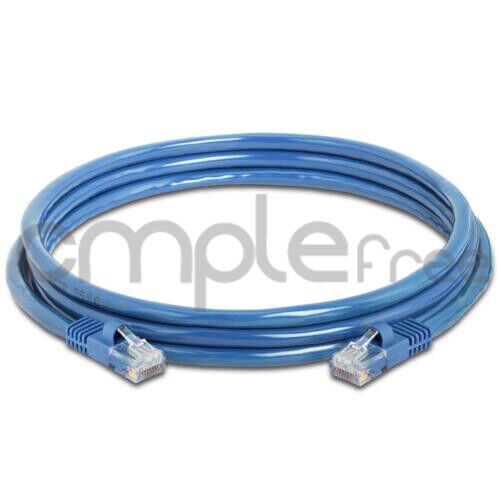CAT5e Cable 7FT Ethernet Lan Network CAT5 RJ45 Patch Cord Internet Blue