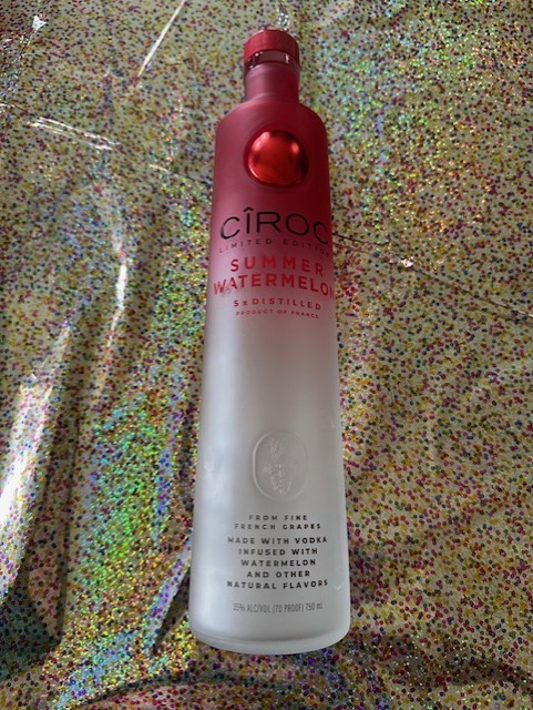 Empty Ciroc Vodka Bottles Summer Watermelon and Apple 750 ml Bottle