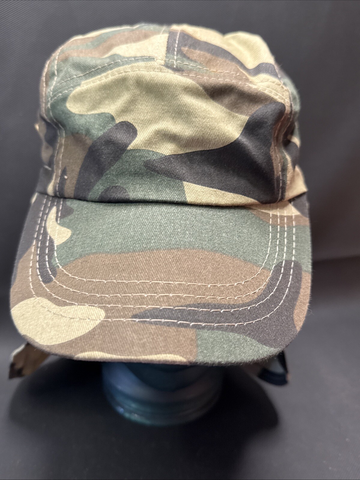 SOL Summer Shade Camo Hat With Neck Shade Flaps Cap