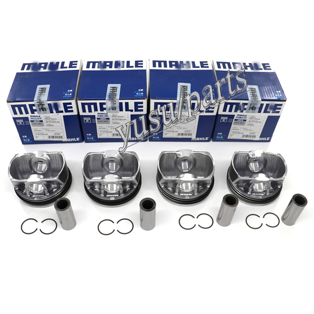 4x MAHLE Pistons Rings Φ84mm/CR 10:1 For BMW 328i 428i  X3 F30 F10 N20B20A 2.0T