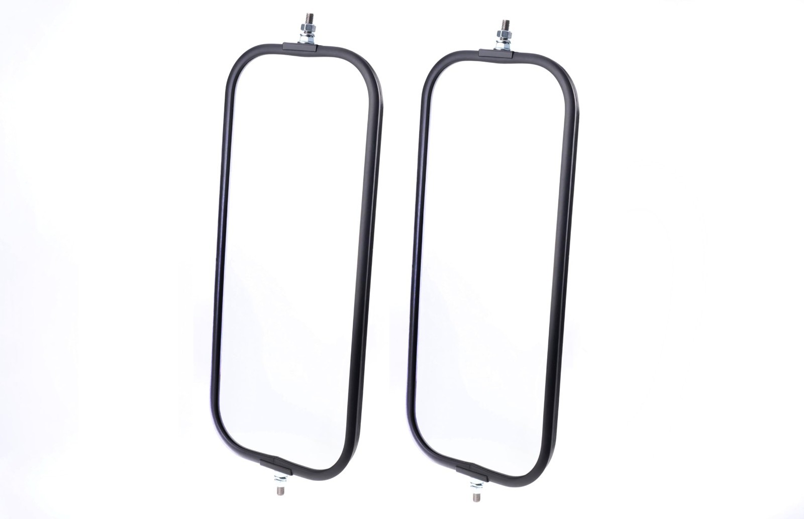 Rosco 59-130 2 Pack West Coast Mirror 7x16 Black Aluminum Non Heated 5/16 Stud