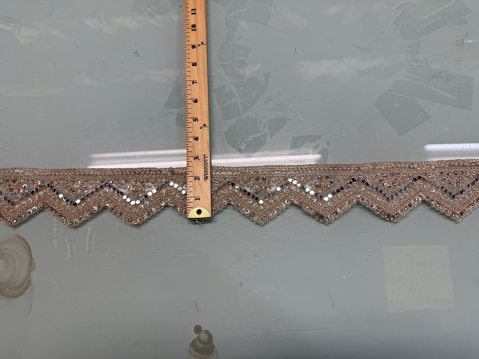 Sequin Gold Trim